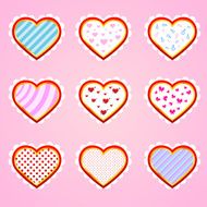 Greeting card icons set