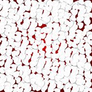 Valentines day paper heart background vector illustration N2