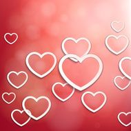 Red Heart Background N10