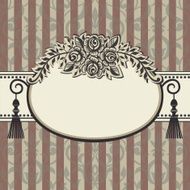 Retro roses vintage