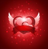 Heart with wings N8