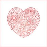 cute valentines day illustration