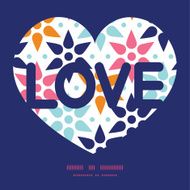 Vector abstract colorful stars love text frame pattern invitation greeting N2
