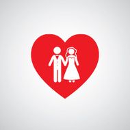 Wedding Married Couple Icon N2
