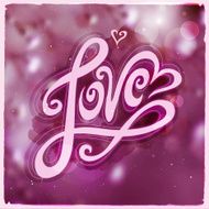 Love hand lettering - handmade calligraphy N2