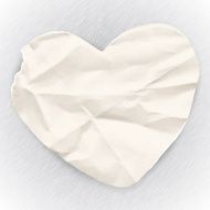 Old crumpled paper for notes