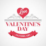 Typography Valentine&#039;s Day cards N10