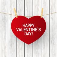 Paper hearts on wooden background N9