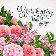 Vector flower background N8
