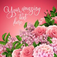 Vector flower background N9