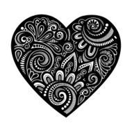 Vector Deco Abstract Heart N7