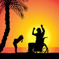 Vector silhouette of family N520