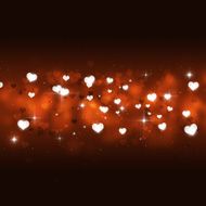 Valentine Hearts Red Card