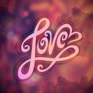 Love hand lettering - handmade calligraphy N3