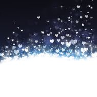 Holiday Lovely Hearts Background