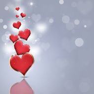 Red Lovely Hearts