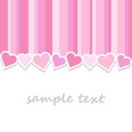 pink valentine day greeting card background