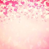 Beautiful pink color heart background