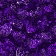 Seamless pattern of hearts N56