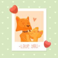 Foxes - cartoon characters