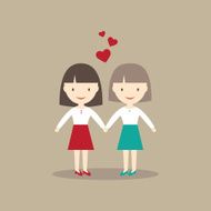Lesbian couple in love N3