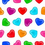 Seamless pattern with hearts N105