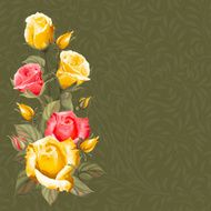 vintage floral background N38