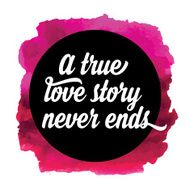 Valentine&#039;s Day poster Love quote N38