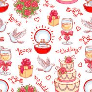 seamless background for a wedding