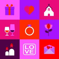 Happy Valentine&#039;s Day in Various Color
