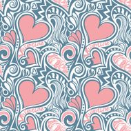 Love Valentine seamless pattern N7
