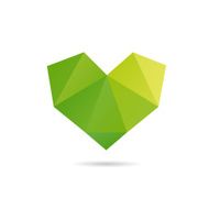 Heart abstract isolated on a white backgrounds vector illustration N12
