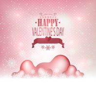 Valentine&#039;s Day background with heart N5