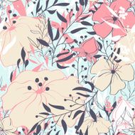 Floral seamles pattern N17