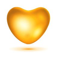 Big gold heart