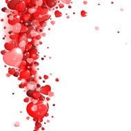 background of red hearts N3