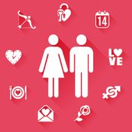 Flat Love Concept N2