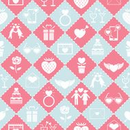 love icons seamless pattern N4