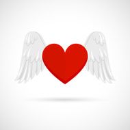 Heart with wings N10
