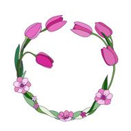 Floral wreath N33