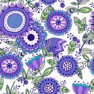 Seamless floral pattern decorative background N5