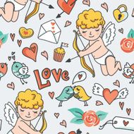 Valentines Day romantic pattern N2