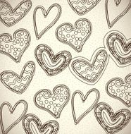 hearts background N58