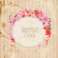Vintage label for your design N5