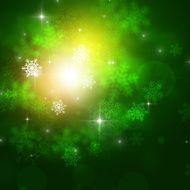Winter Green Background