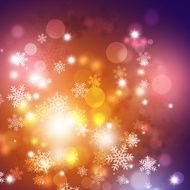Winter Multicolor Background