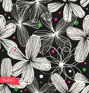 Cute decorative seamless pattern