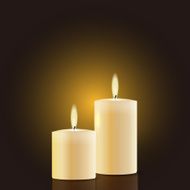 Glowing background with candle lights N3