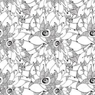 Graphic floral card N10