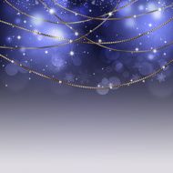 Blue Xmas Background